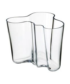 Flash Sale 💯 IITTALA Alvar Aalto 12cm Glass Vase Clear 🔔