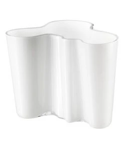 Best Sale 😀 IITTALA Alvar Aalto 16cm Glass Vase White ⌛