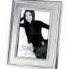Wholesale ⭐ Wedgwood Vera Wang 4x6" Grosgrain Photo Frame Silver 🎉