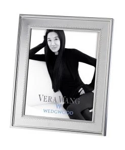 Best reviews of 😀 Wedgwood Vera Wang 8x10" Grosgrain Photo Frame Silver ⌛