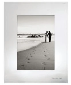 Buy 🔥 Kate spade new york Darling Point 5x7" Photo Frame Silver/White 🔔