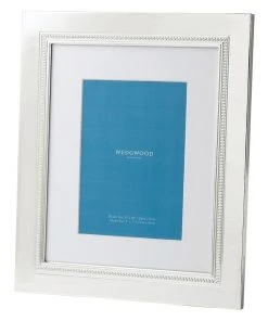 Budget ✨ Wedgwood Simply Wish 8x10" Photo Frame Mirrored Silver 🛒