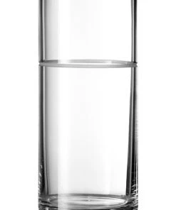 Best Pirce 🥰 Wedgwood Vera Bande 23cm Crystalline Vase Clear 😉