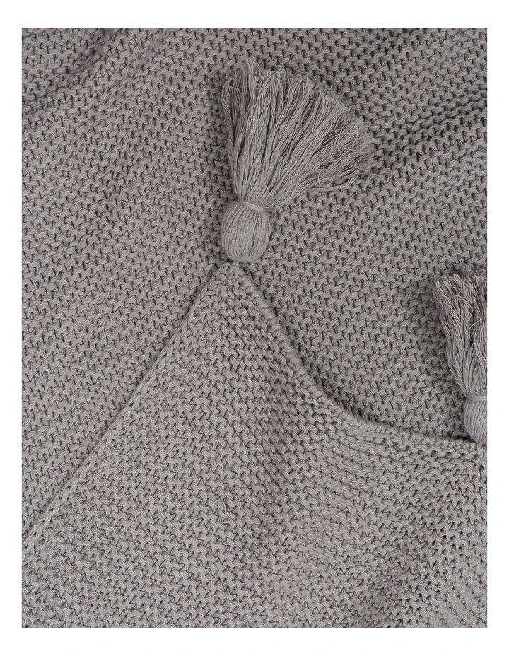 Brand new 🧨 Vue Melaky Knitted Throw Grey ❤️ 2 Brand new 🧨 Vue Melaky Knitted Throw Grey ❤️ - Image 2