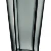 Brand new ⭐ IITTALA Alvar Aalto 22cm Glass Vase Grey ⌛