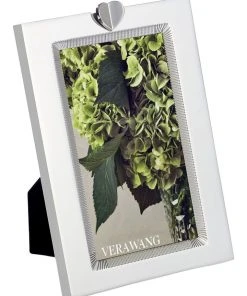 Discount ⭐ Wedgwood Vera Love Always 3x5" Photo Frame Silver 😀