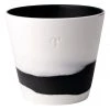 Coupon ✔️ Wedgwood Burlington Pots 6inch Pot Black/White ✔️