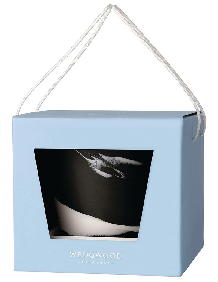 Outlet π Wedgwood Burlington Pots 7inch Pot White/Black π 3 Outlet π Wedgwood Burlington Pots 7inch Pot White/Black π - Image 3