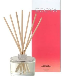 Cheapest ✔️ ECOYA Guava & Lychee Sorbet Reed Diffuser ⌛
