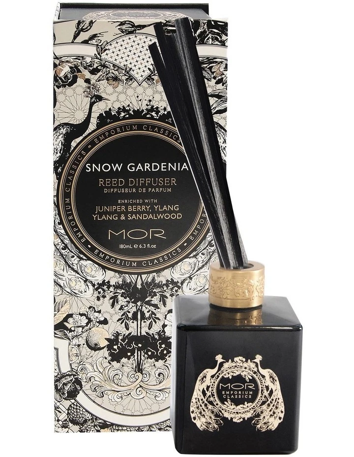 Discount ✨ MOR Emporium Classics Snow Gardenia Reed Diffuser 180ml ❤️ 1 Discount ✨ MOR Emporium Classics Snow Gardenia Reed Diffuser 180ml ❤️