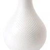 Best Sale 🤩 Wedgwood Folia 23cm Fine Bone China Bulb Vase White ❤️