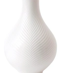 Best Sale 🤩 Wedgwood Folia 23cm Fine Bone China Bulb Vase White ❤️
