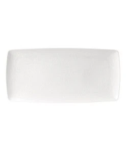 Coupon ⭐ Wedgwood White Folia 32cm Rectangular Tray White 🔔