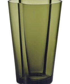 Discount 🎉 IITTALA Alvar Aalto Vase 22cm Moss Green ✔️