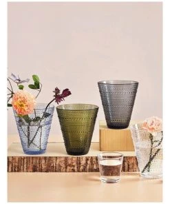 Cheapest 🔔 IITTALA Kastehelmi 15cm Glass Vase Moss Green ⌛ -Deals Home Décor Store 616838770 2 720x928