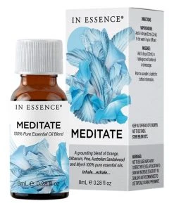 Brand new 😀 In Essence Lifestyle Meditate Pure Essential Oil Blend 8ml ❤️