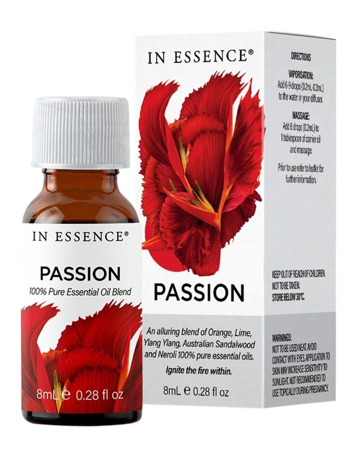 Hot Sale ❤️ In Essence Lifestyle Passion Pure Essential Oil Blend 8ml ❤️ 1 Hot Sale ❤️ In Essence Lifestyle Passion Pure Essential Oil Blend 8ml ❤️