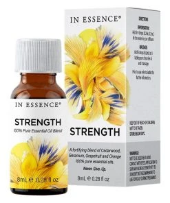 New ✔️ In Essence Lifestyle Strength Pure Essential Oil Blend 8ml 🤩