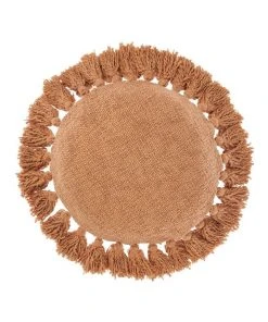 Hot Sale ⭐ Linen House Florida Cushion in Brandy Brown 🎉