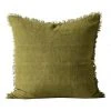 Top 10 ✨ Aura Home Vintage Linen Fringe Cushion Range in Olive 🎉