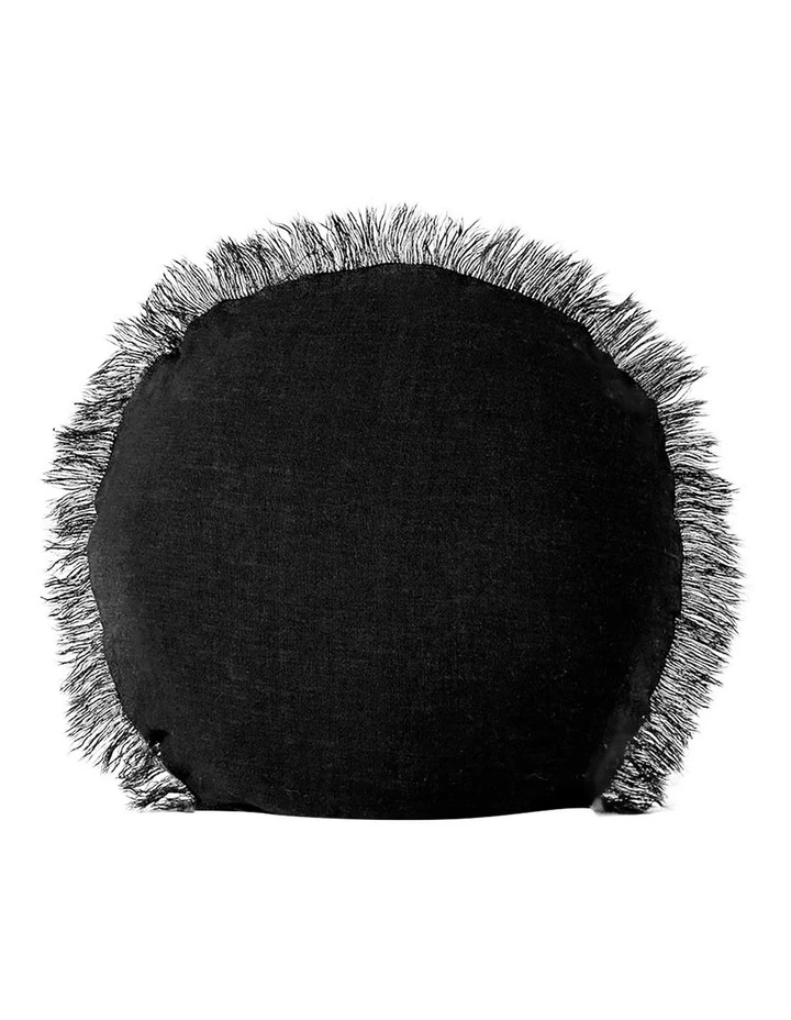 Best reviews of ✨ Aura Home Vintage Linen Fringe 45cm Round Cushion in Black ✨ 1 Best reviews of ✨ Aura Home Vintage Linen Fringe 45cm Round Cushion in Black ✨