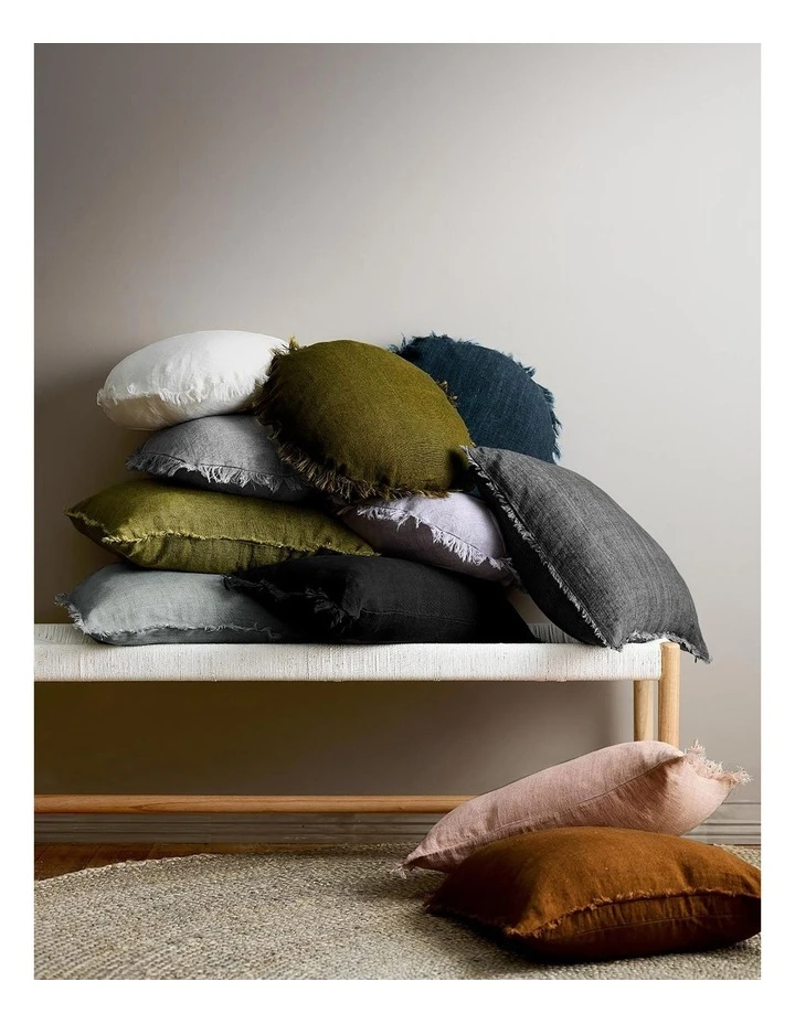 Best reviews of ✨ Aura Home Vintage Linen Fringe 45cm Round Cushion in Black ✨ 2 Best reviews of ✨ Aura Home Vintage Linen Fringe 45cm Round Cushion in Black ✨ - Image 2