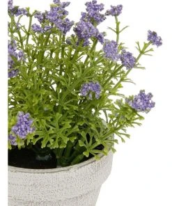 Outlet 🎉 Heritage Artificial Lilac Flowers in Pot 🛒