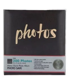 Coupon ⌛ Profile Moda 200x 4x6in (10x15cm) Photo Album Black ✨