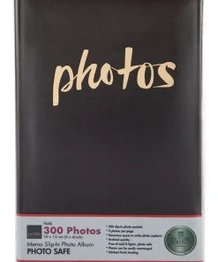 New ⌛ Profile Moda 300x 4x6in Photo Album Black ⭐