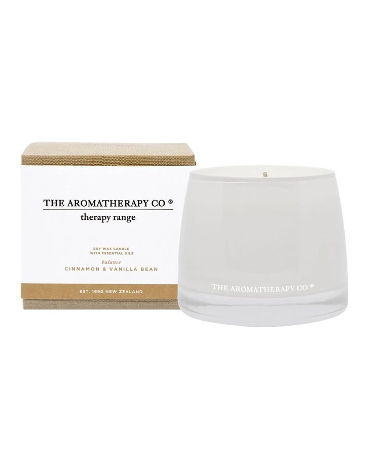 Hot Sale π The Aromatherapy Company Therapy Balance Cinnamon & Vanilla Bean Candle π 1 Hot Sale π The Aromatherapy Company Therapy Balance Cinnamon & Vanilla Bean Candle π