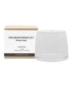 Discount ❤️ The Aromatherapy Company Therapy Strength Sandalwood & Cedar Candle 😉