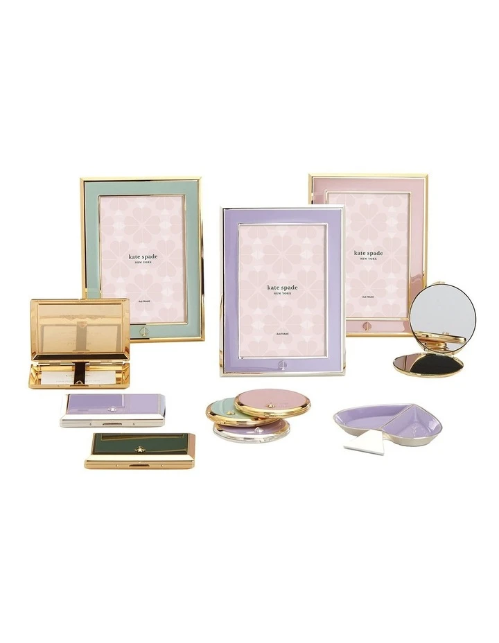 Hot Sale ❤️ Kate spade new york Spade Street 8cm Compact Mirror Lilac 🥰 2 Hot Sale ❤️ Kate spade new york Spade Street 8cm Compact Mirror Lilac 🥰 - Image 2