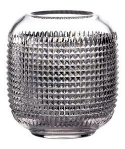 Flash Sale ✔️ Waterford Jeff Leatham infinity 24cm Glass Vase Crystal Clear 🧨