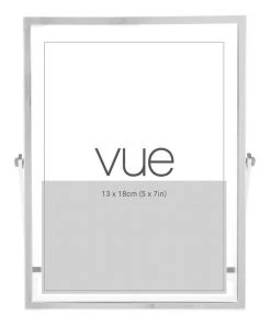 Coupon ❤️ Vue Abbie 13x18cm Glass Photo Frame Silver 👏