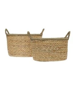 Hot Sale ⌛ Heritage Large Light Brown Water Hyacinth Basket ⭐ -Deals Home Décor Store 701318620 3 720x928