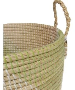 Best Sale 💯 Vue Handwoven Multicolour Pattern Laundry Hamper 👏 -Deals Home Décor Store 701319250 3 720x928