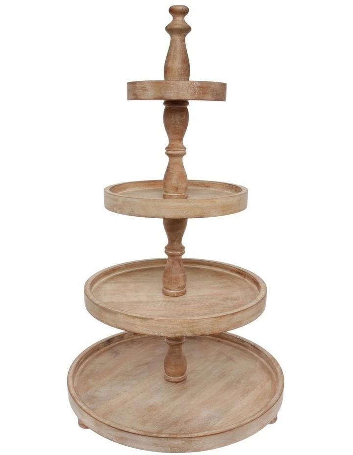 Best Pirce βοΈ Heritage Wooden 4 Tier Stand 38x38x66cm in White Ash π― 1 Best Pirce βοΈ Heritage Wooden 4 Tier Stand 38x38x66cm in White Ash π―
