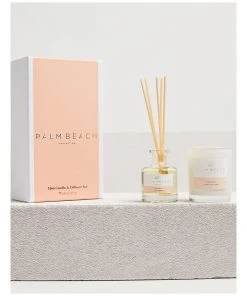Cheapest 🛒 Palm Beach Collection Watermelon Mini Candle & Diffuser Gift Pack ✔️ -Deals Home Décor Store 704638360 2 720x928