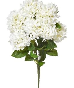 New ⭐ Rogue Hydrangea Bush 40x40x64cm Artificial Flower Stem White ❤️