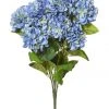 Cheapest 🌟 Rogue Hydrangea Bush 40x40x64cm Artificial Flower Stem Blue ✔️
