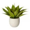 Promo ✔️ Rogue 55x55x48cm Agave Tub Pot Green/White 🔥