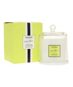 Hot Sale 🌟 True Home Signature Persian Lime & Lemongrass Candle With Cloche ⭐