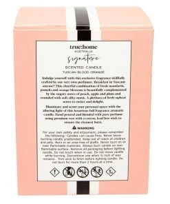 Budget 🔔 True Home Signature Tuscan Blood Orange Candle With Cloche ⌛ -Deals Home Décor Store 707928940 3 1 720x928