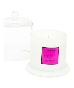 Flash Sale 🎁 True Home Signature Pomegranate & Wild Berries Candle With Cloche 🛒 -Deals Home Décor Store 707929030 2 720x928