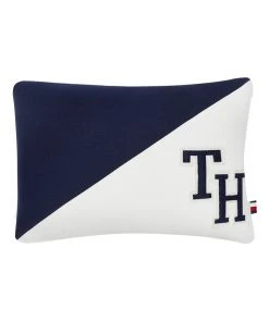 Flash Sale ✔️ Tommy Hilfiger Triangle Cushion in Navy/White 💯