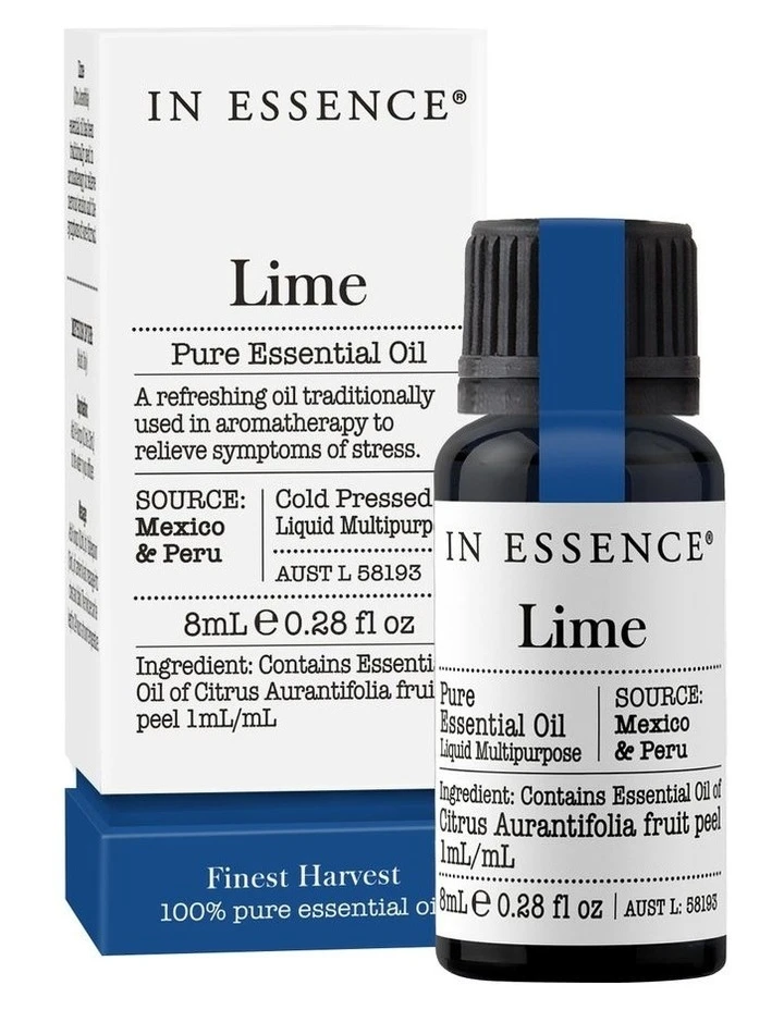 Brand new β In Essence Lime Pure Essential Oil 8ml π 1 Brand new β In Essence Lime Pure Essential Oil 8ml π