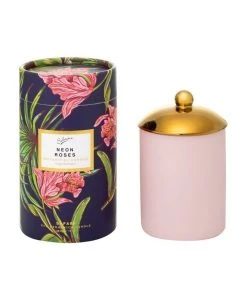 Buy ⭐ Sohum Eco Candle Neon Roses ❤️