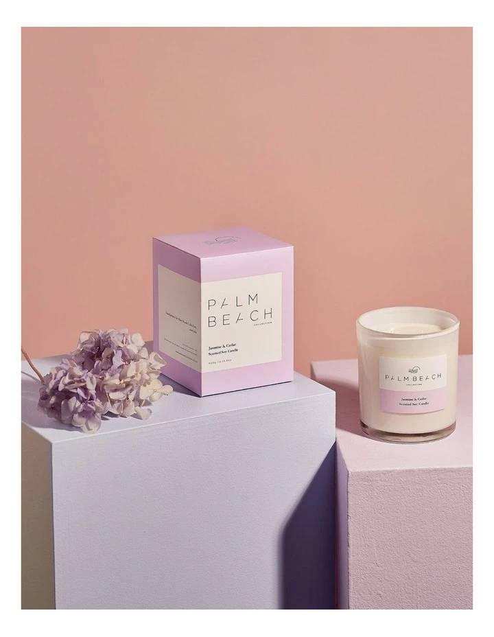 Hot Sale ❤️ Palm Beach Collection Jasmine & Cedar 420g Scented Soy Candle ✔️ 4 Hot Sale ❤️ Palm Beach Collection Jasmine & Cedar 420g Scented Soy Candle ✔️ - Image 4