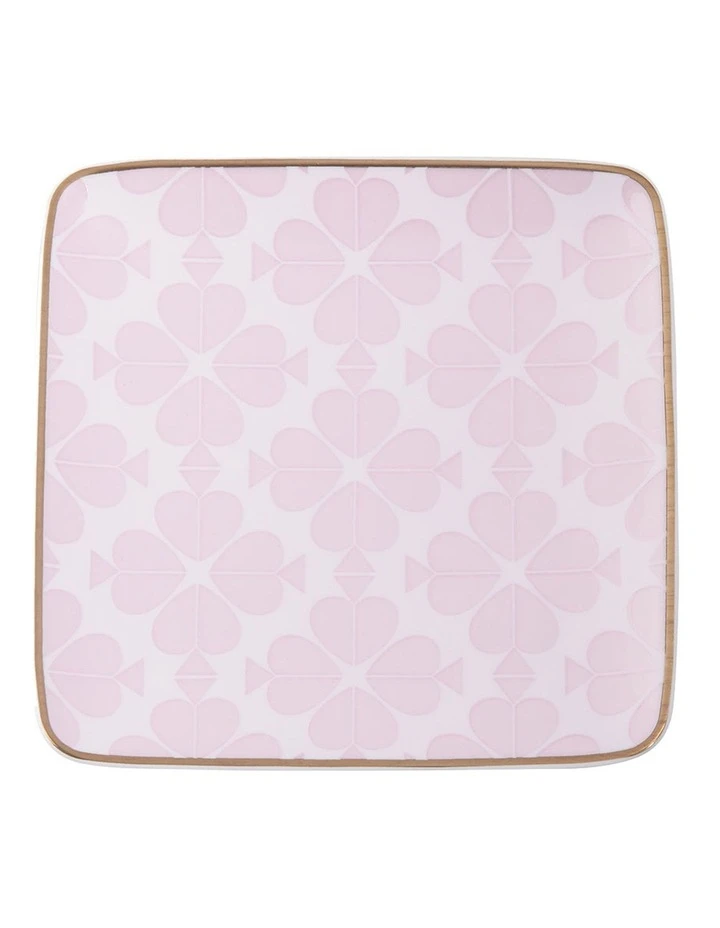 Cheapest 🤩 Kate spade new york Spade Street 15cm Square Dish Pink ✔️ 1 Cheapest 🤩 Kate spade new york Spade Street 15cm Square Dish Pink ✔️