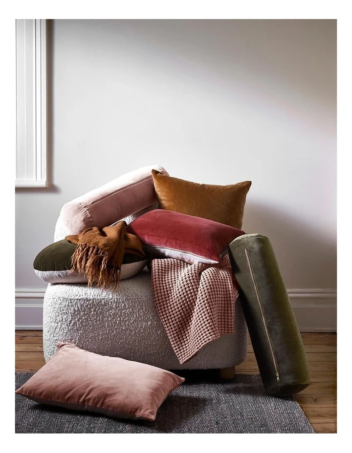 Cheap β Aura Home Luxury Velvet 55cm Round Cushion in Khaki π 3 Cheap β Aura Home Luxury Velvet 55cm Round Cushion in Khaki π - Image 3